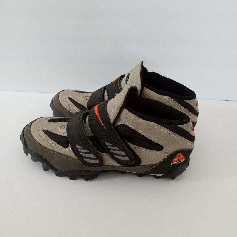 Nike ACG Beige/Black 2 Bolt Cycling Shoes Men's Size 10.5 Bicycle High Top - Picture 4 of 6